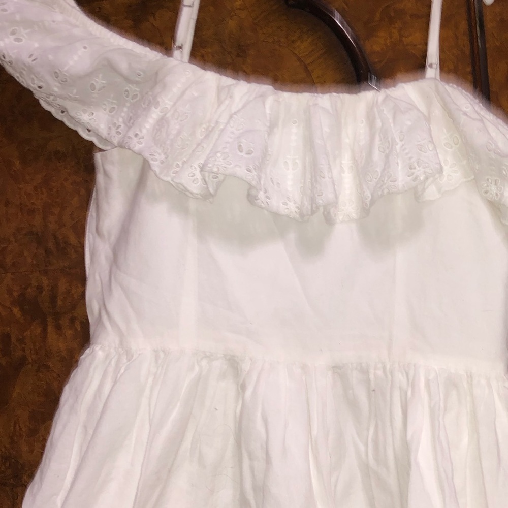 Polo Eyelet Dress white